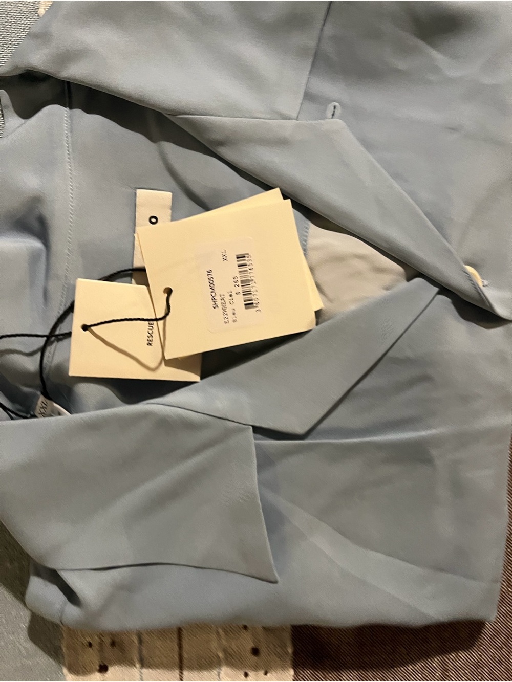 Sandro size XXL Light Blue Blazer with Tags